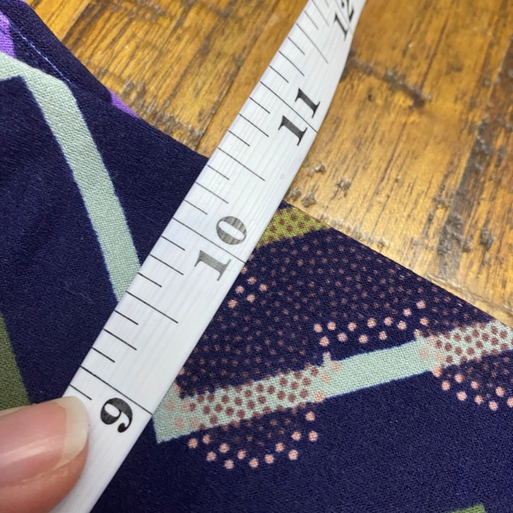 LuLaRoe Disney Mickey Mouse Purple Stripes Leggings - Picture 8 of 10